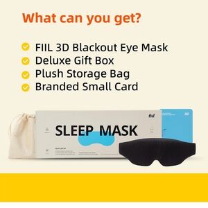 Nwt sealed in box fiil sleep mask